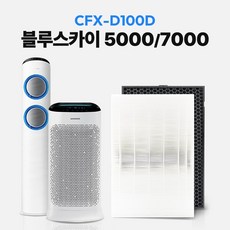 삼성 CFX-D100D 공기청정기 전용 호환 필터 블루스카이 ax5000, 1개, CFX-D100D (고급형세트+보조필터 1매)