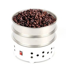 220V/110V 600g 이중층 커피 쿨러 라디에이터 로스팅 커피빈 냉각기 빠른 열 방출, 01 검정색