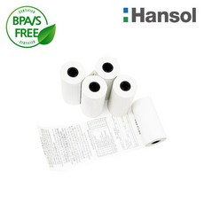 바이메리 한솔제지 57X30 10롤 약관 포스용지 감열지 가정용 혈압계용지 PDA 휴대용단말기용 타코메타용지 BPAFREE/B