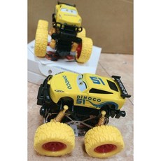 汽車總動員麥坤/脫線慣性特技四驅越野翻斗車（360度旋轉）, 黃色, 1個