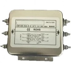파워 필터 CW12B30AS CW12B40AS 3상 3선 커넥터, Cw12b-30a-s