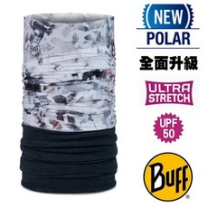 【西班牙 BUFF】斑剝石牆》Polar 銀離子除臭防風保暖頭巾 圍脖 刷毛帽 頸圍 登山圍巾 面罩 口罩 132568, 1個
