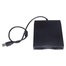Xsdjasd 엑스에스디제이에스디 USB 외장형 3.5인치 1.44MB 플로피 디스크 드라이브, 1개