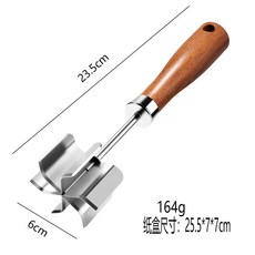 304不鏽鋼肉類搗碎器 適用於料理攪拌與壓泥, 1個, 沙比利木+304不鏽鋼