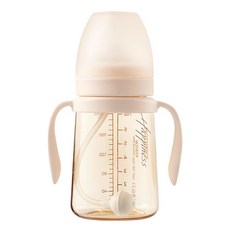 마더케이 베이직 PPSU 추 빨대컵, 200ml, 3개, 크림