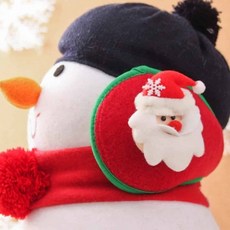 방한귀도리 빨간귀마개 산타 귀마개, 없음