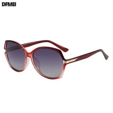 DFMEI 新款女士大框偏光太陽鏡 駕駛開車眼鏡 時尚復古大牌墨鏡