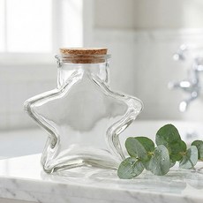 콜크 별모양 유리병 300ml 공병 캔들 마리모 테라리움 용기, 본상품선택