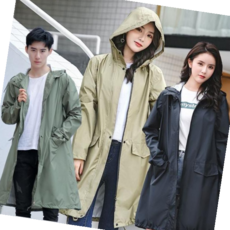 판초우의 레인코트 캐주얼 남자 여자 우비 여름 장마 비옷 우의