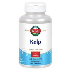 KAL 海帶碘膳食補充錠 225mcg, 1個, 500 件