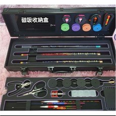 新款槍箱 長寬高45*15*9公分 雙層收納 磁吸功能 工具箱, 1個, 45*15*9公分-黑色,槍箱含上下層海棉下層海綿是置竿型 照片2