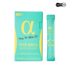 락토온 [락토온] 이지핏 알파CD 알파시클로덱스트린 14포 1세트, 락토온 [락토온] 이지핏 알파CD 알파시클로덱스트린 1