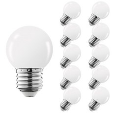 플라스틱 밀키 글로브 LED 전구 스트링 정원 파티 볼 램프 PC G45 SMD 화이트 E27 220V 12V 24V 2W 3W 5W, 10PCS, 3W E27 220V, warm white 3000K