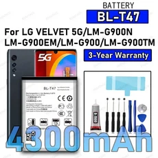새로운 BL-T47 배터리 LG VELVET 5G/LM-G900N/LM-G900EM/LM-G900 교체 배터리+ 도구, 01 LM-G900, 01 빠른