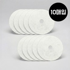 [인증제품] 필터리움 미니건조기 필터 10매 대우 위니아 신일 일렉트로맨 한경희 호환 원형필터, 1세트, 인증필터(10ea)