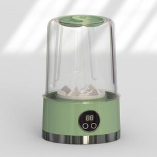 內衣洗衣機迷你充電便攜式洗衣機 無線小型洗衣機專用 摺疊洗衣機, 一個, 綠色