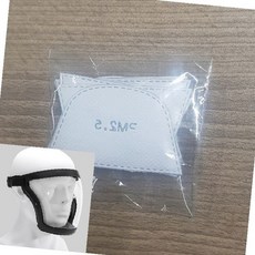 교체용 필터 호흡기 세트 교환 시트 투명 부품 차단막 위생 방역용 일회용 보호, 1개, 1매입
