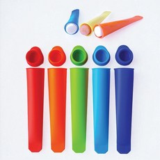 DIY 아이스크림 메이커 실리콘 몰드 뚜껑포함, 1개, 5아이스몰드-블루-대