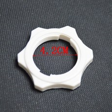보편형 선풍기 부품 그릴 커버 고정용 나사 너트 4.2cm, 1개, A_화이트