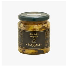 DAVOLI CARCIOFINI GRIGLIATI ARTICHOKES 이탈리아 구운 아티초크 절임 병조림 280g 4개