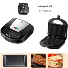 가정용 미니 논스틱 팬 스테이크 그릴 아침 토스트 표면, 220V 스트립 팬니 호주, 기본 색상