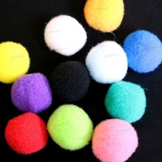 솜공 검정 8mm 칼라솜