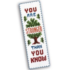 Povitrulya You are Stronger Than You Know - 영감을 주는 십자수 책갈피, Povitrulya You are Stronger Th