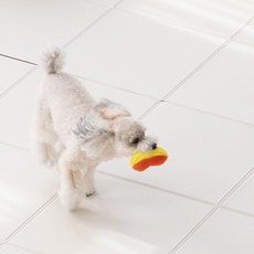 이리로 강아지 슬개골탈구예방 미끄럼방지 방수 애견 접이식 타일 매트, 앞면 리얼러그 / 뒷면 그레이, 1개