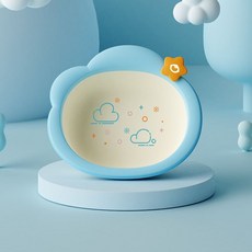 LOM0 嬰兒洗屁屁浴盆三件組，新生兒洗臉盆，兒童PP洗屁股小盆，寶寶專用, 單個裝-藍色【送區分標籤】, 1個