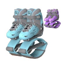 캥거루 점핑슈즈 바운싱 부츠 콩콩 바운스 캉구신발, 퍼플 S 31-34 (25-65kg), 1개