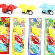 풀백 공룡미니카세트 16개입 미니자동차완구 단체선물, 본상품선택, 1개