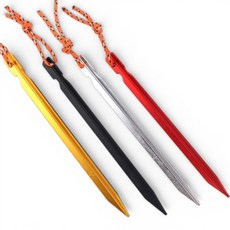 캠핑 텐트말뚝 고정핀 알루미늄 타프팩 18cm, 2개