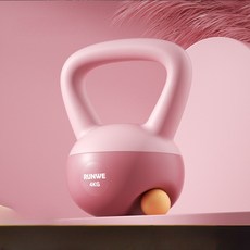 가정용 소프트케틀벨 16kg 스쿼트 팔 엉덩이 운동기구 남녀 피트니스 홈트 용품, 1개, 6kg, 27_6kg 상아색 미끄럼방지 장갑 포함