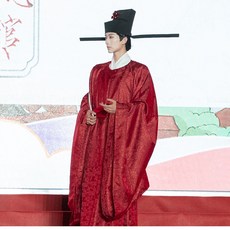 拾光優選好物 宋制漢服織金鳳穿牡丹橫接襕袍 宋風婚服 圓領袍 古風禮服