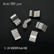 KOOZER 자전거 허브 카세트 바디 유지 보수 부품 스프링 스페이서 방수 프리 액세서리 수리 XM440 460 490, 6 pcs pawls 7571