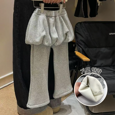 벌룬기모치랭스 키즈 여아 겨울 치마레깅스 레이어드 바지