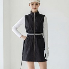 여름 민소매 여성골프원피스 여자골프웨어 루아집업원피스