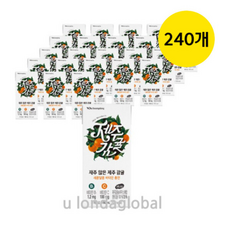 광동 재주 많은 제주 감귤 주스 음료 10, 190ml, 24개