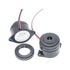 2x12V 24V 액티브 압전 부저 피에조 전자 알람, 압전 소자 학습 키트 미니 2x12V 24V 능동 피에