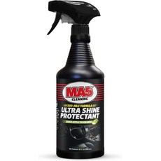 MA5X 울트라 샤인 프로텍터 | 자동차 인테리어 클리너 그린 애플 향이 나는 다목적 자외선 차단 32온스 스프레이 병 2팩, 32 Fl Oz (Pack of 1)