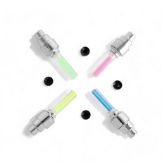 4p LED 자전거라이트 자전거 휠 LED라이트, 1개, 기본