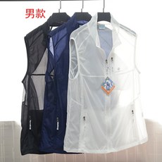 단체 통풍조끼 야외 등산 캐주얼 스포츠 여름 망사 속건 조끼