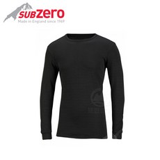 【Sub Zero 英國 MERAKLON 長袖內層衣《黑》】MERAKLON/保暖衣/薄長袖/防曬/悠遊山水