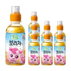 웅진 캐치 티니핑 유기농 보리차 유아음료, 200ml, 8개