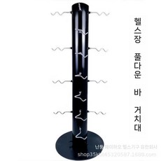 헬스장 그립 거치대 손잡이 검정 보조그립 랫풀다운그립