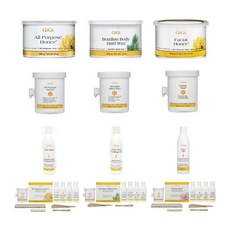 GIGI 지지 왁스 셀프 제모 재료 바디 페이스 브라질리언 왁싱, 15. 비즈왁스용 실리콘 용기, 1개, 396g