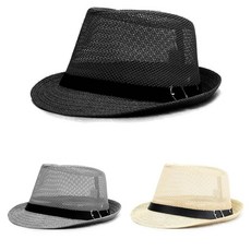 올 메쉬 특수 망사 여름 중절모 페도라 사파리 벙거지 zin+014Ev