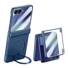ELVO 갤럭시 Z FLIP7 플립 7 힌지보호 케이스 강화유리필름 맥세이프 거치대