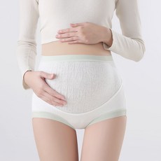이지홀릭 심리스 하이웨스트 60수 임산부 순면팬티 3P