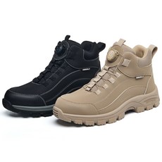 SIISEEN 6인치 남성 안전화 사계절용 다이얼 미끄럼 방지 편안한 작업화U-516